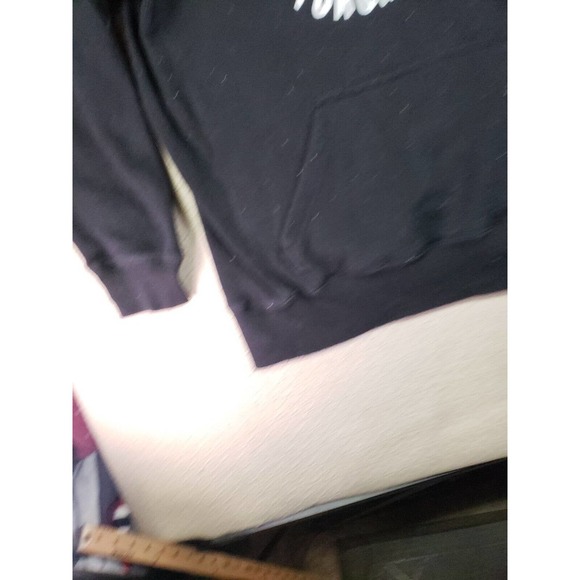 J. America Hoodie Mens Large Black Pullover Toronto Long Sleeve Drawstring - Picture 2 of 10